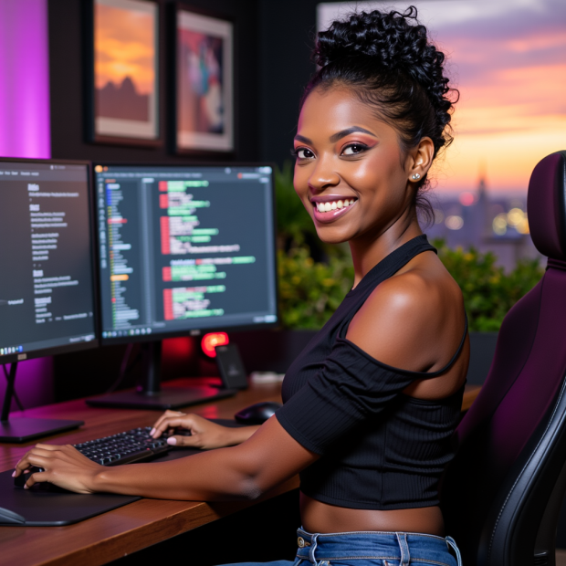 Sunset coding sesh w