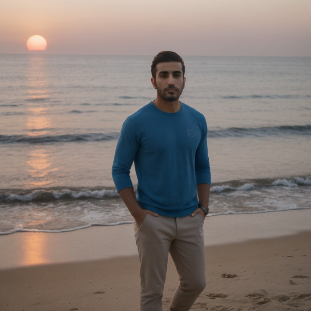 Sunset solace, my he