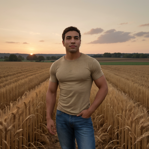 Sunset harvest vibes