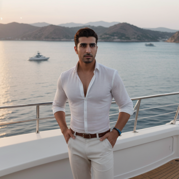 Sea breeze and sunse