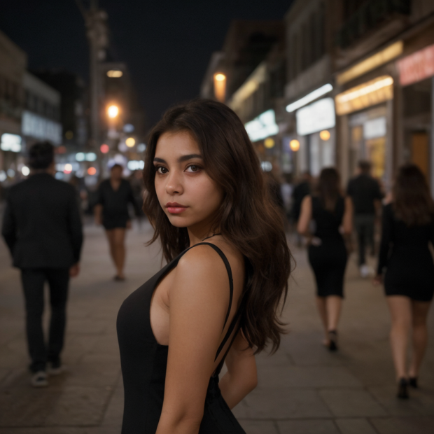 City lights and late