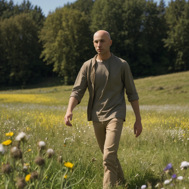 Sunlit stroll throug