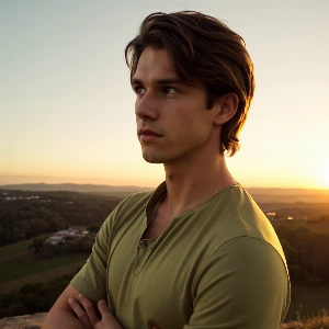 Caught in the sunset