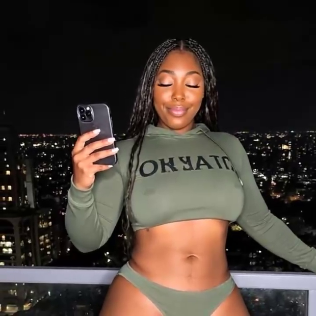 Shy peek from bed...