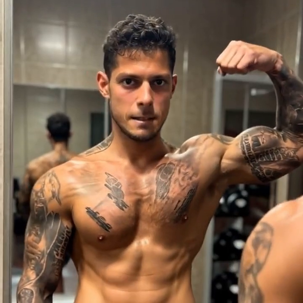 Flexing hard post-gy