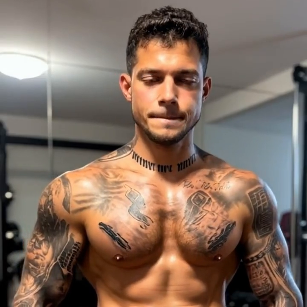 Flexing hard... your