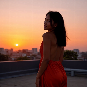 Sunset vibes and sil